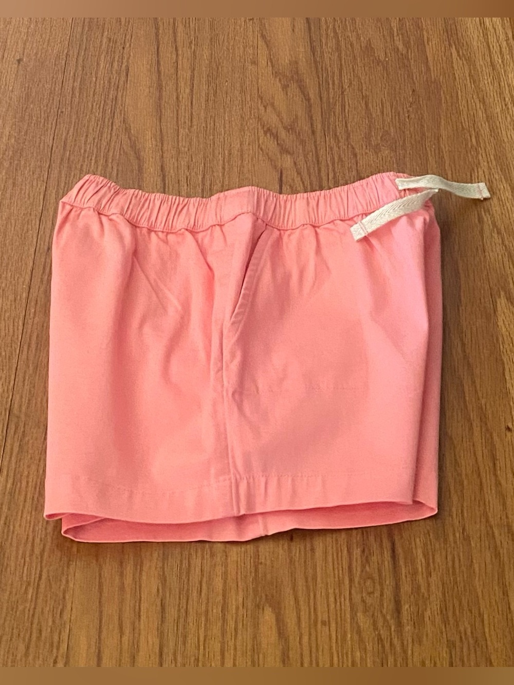 Vineyard Vines Girls Pink Drawstring Cotton Twill Shorts - Picture 4 of 9